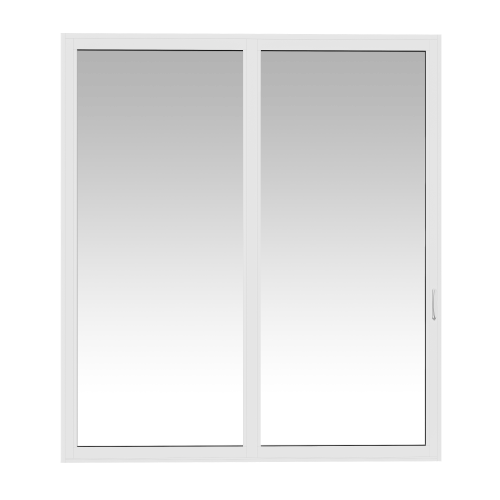S-700 S.G.D_02 - White Frame - Clear Glass - 500 x 500